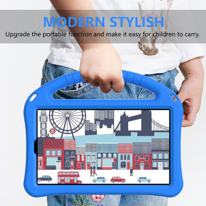 For Samsung Galaxy Tab A9 8.0 2023 EVA Shockproof Tablet Case with Holder(Blue) by bashfashion