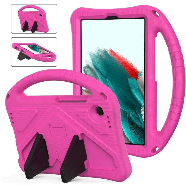 For Samsung Galaxy Tab A9 8.0 2023 EVA Shockproof Tablet Case with Holder(Rose Red) by bashfashion
