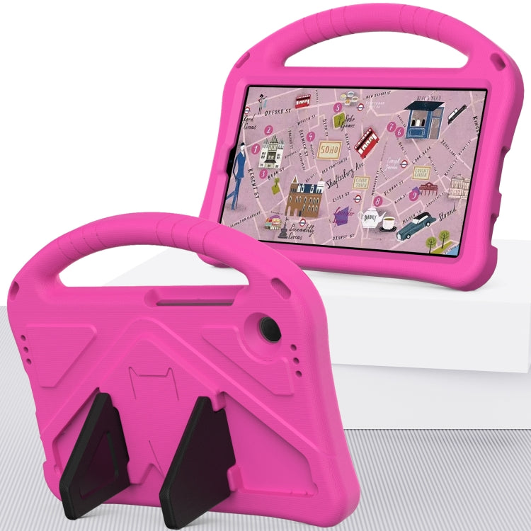 For Samsung Galaxy Tab A9 8.0 2023 EVA Shockproof Tablet Case with Holder(Rose Red) by bashfashion