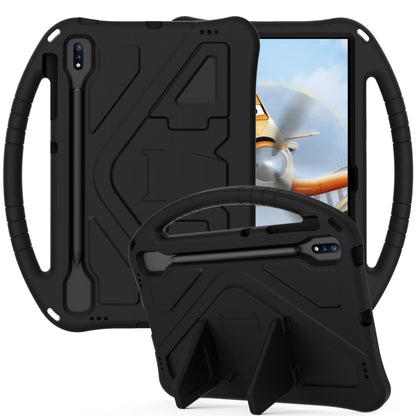 For Samsung Galaxy Tab S10+ 12.4 EVA Shockproof Tablet Case with Holder(Black) by bashfashion