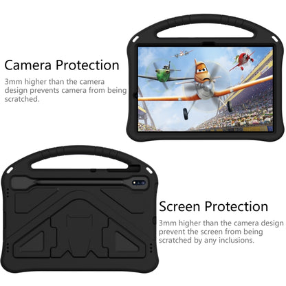 For Samsung Galaxy Tab S10+ 12.4 EVA Shockproof Tablet Case with Holder(Black) by bashfashion