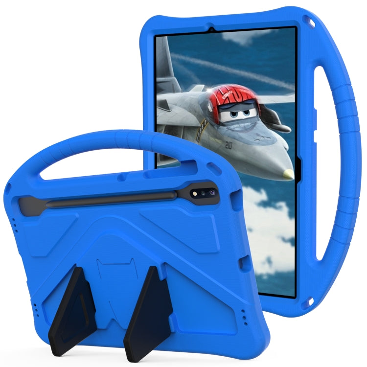 For Samsung Galaxy Tab S10+ 12.4 EVA Shockproof Tablet Case with Holder(Blue) by bashfashion