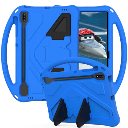 For Samsung Galaxy Tab S10+ 12.4 EVA Shockproof Tablet Case with Holder(Blue) by bashfashion