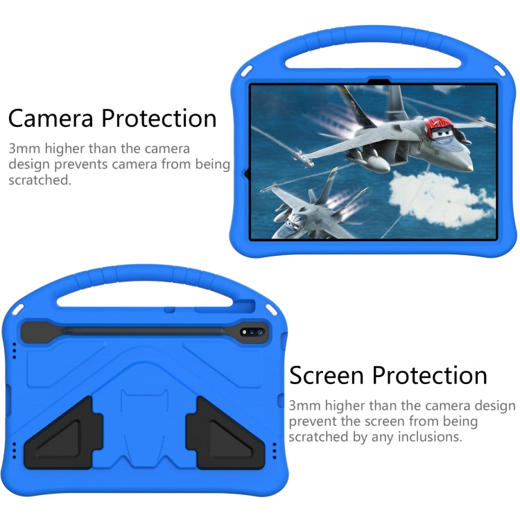 For Samsung Galaxy Tab S10+ 12.4 EVA Shockproof Tablet Case with Holder(Blue) by bashfashion