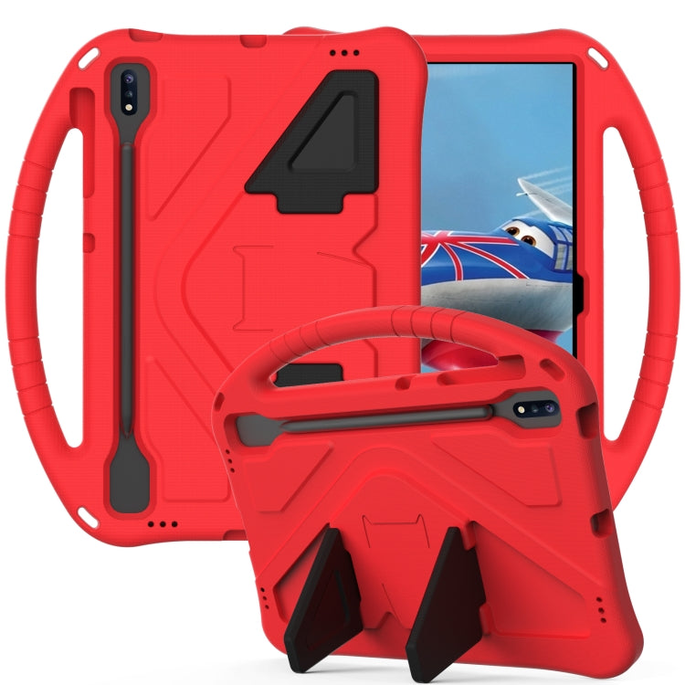 For Samsung Galaxy Tab S10+ 12.4 EVA Shockproof Tablet Case with Holder(Red) by bashfashion