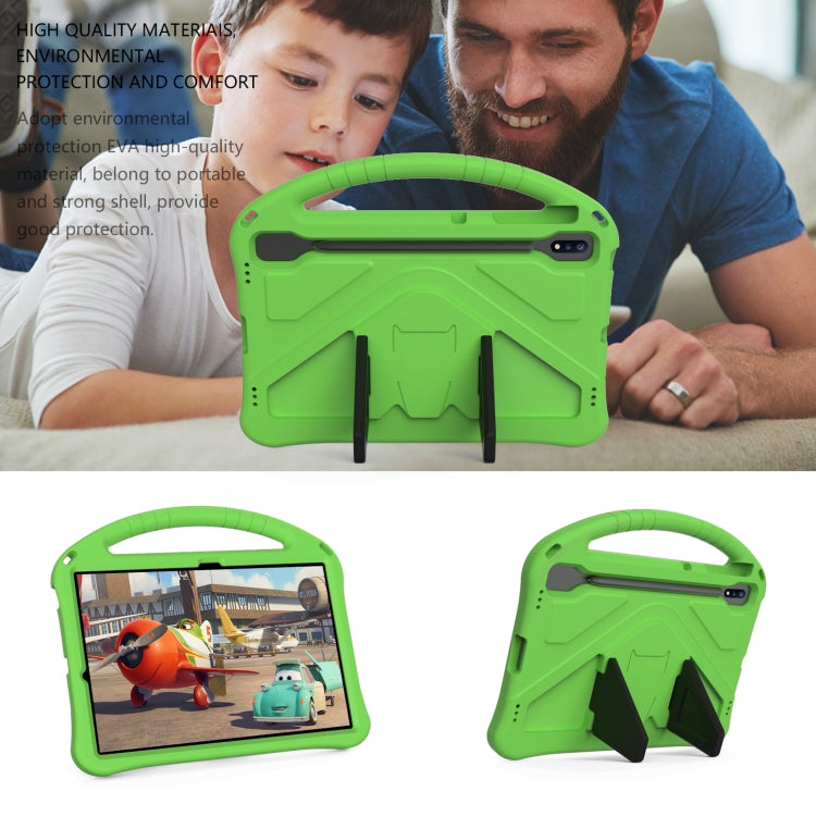 For Samsung Galaxy Tab S10+ 12.4 EVA Shockproof Tablet Case with Holder(Green) by bashfashion