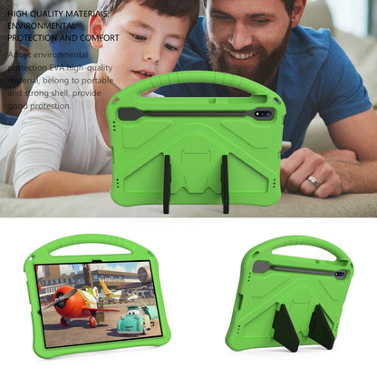 For Samsung Galaxy Tab S10+ 12.4 EVA Shockproof Tablet Case with Holder(Green) by bashfashion
