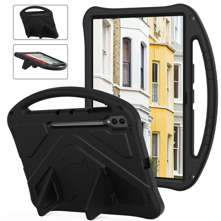 For Samsung Galaxy Tab S10 Ultra 14.6 EVA Shockproof Tablet Case with Holder(Black) by bashfashion