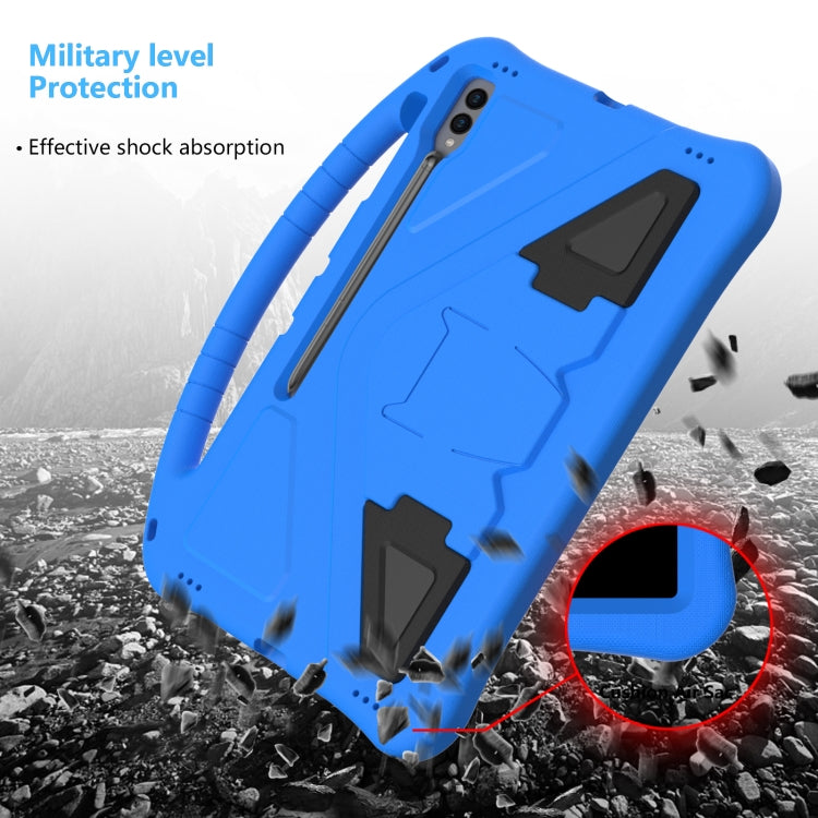 For Samsung Galaxy Tab S10 Ultra 14.6 EVA Shockproof Tablet Case with Holder(Blue) by bashfashion