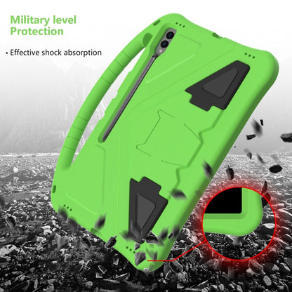 For Samsung Galaxy Tab S10 Ultra 14.6 EVA Shockproof Tablet Case with Holder(Green) by bashfashion