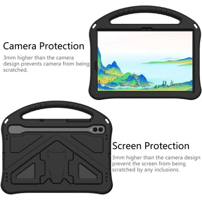For Samsung Galaxy Tab S10 EVA Shockproof Tablet Case with Holder(Black) by bashfashion
