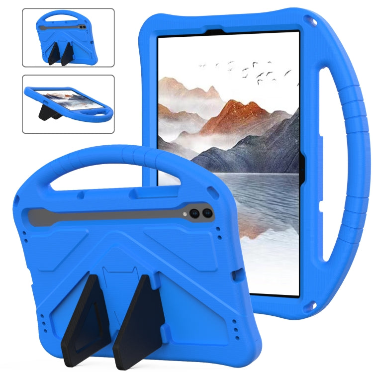 For Samsung Galaxy Tab S10 EVA Shockproof Tablet Case with Holder(Blue) by bashfashion