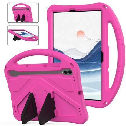 For Samsung Galaxy Tab S10 EVA Shockproof Tablet Case with Holder(Rose Red) by bashfashion