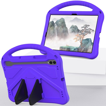 For Samsung Galaxy Tab S10 EVA Shockproof Tablet Case with Holder(Purple) by bashfashion
