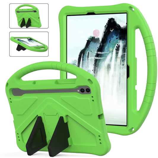 For Samsung Galaxy Tab S10 EVA Shockproof Tablet Case with Holder(Green) by bashfashion