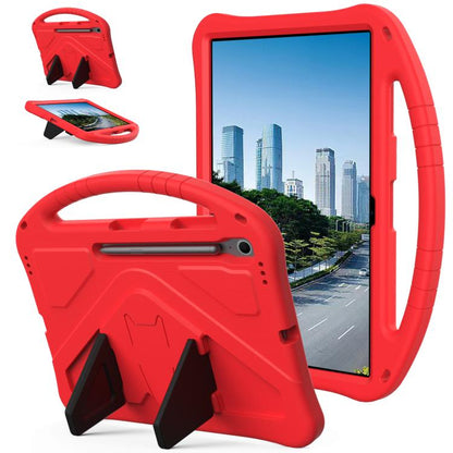 For Samsung Galaxy Tab S10 FE+ EVA Shockproof Tablet Case with Holder(Red) by bashfashion