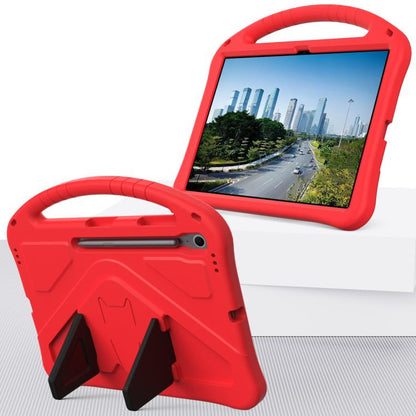 For Samsung Galaxy Tab S10 FE+ EVA Shockproof Tablet Case with Holder(Red) by bashfashion