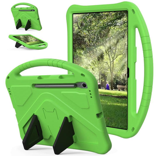 For Samsung Galaxy Tab S10 FE+ EVA Shockproof Tablet Case with Holder(Green) by bashfashion