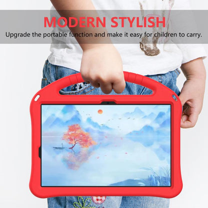 For Samgsung Galaxy Tab S10 FE 11 EVA Shockproof Tablet Case with Holder(Red) by bashfashion