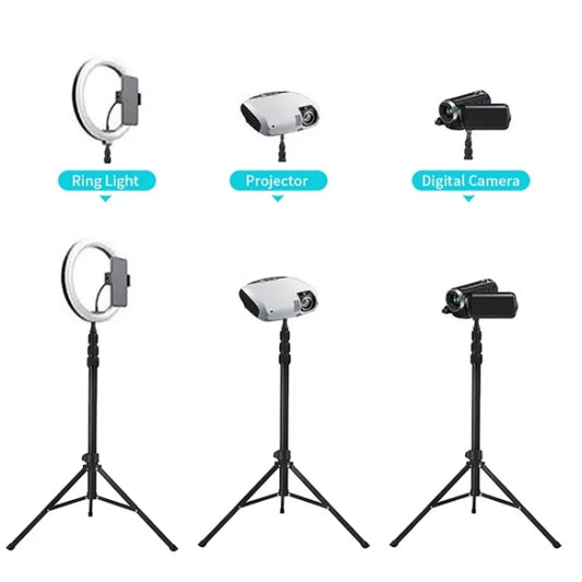 JMARY MT45 Cell Phone Clip Camera Mount Holder Telescopic Selfie Stick Outdoor Tripod Stand by bashfashion