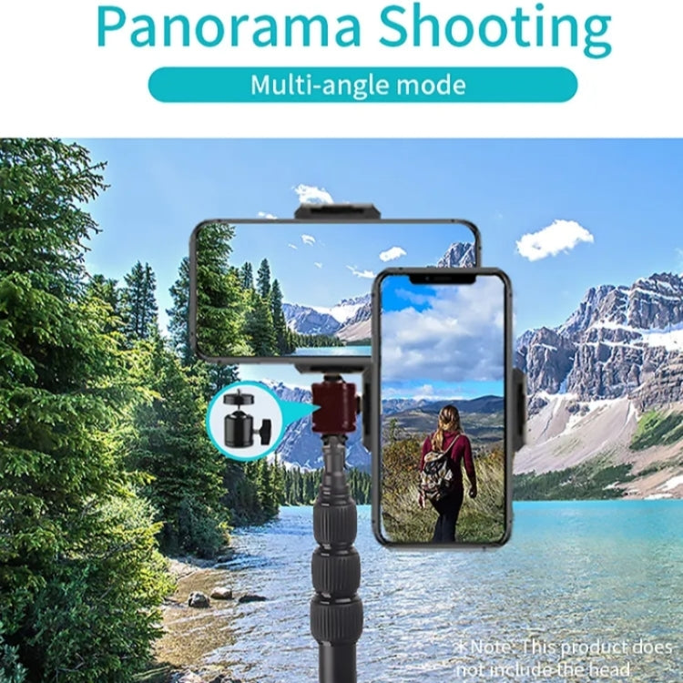 JMARY MT45 Cell Phone Clip Camera Mount Holder Telescopic Selfie Stick Outdoor Tripod Stand by bashfashion