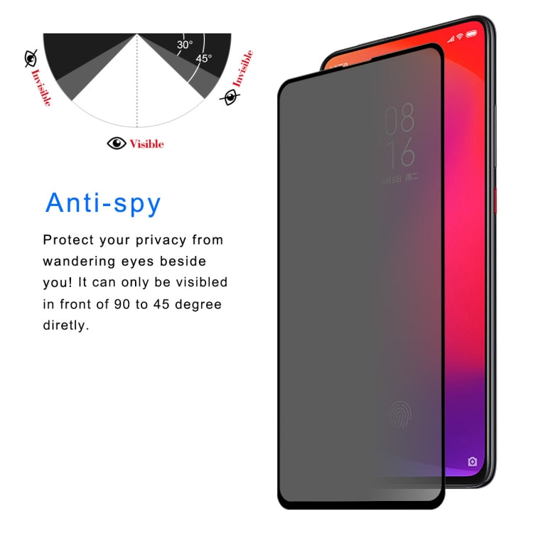 ENKAY Hat-Prince 0.26mm 9H 6D Privacy Anti-glare Full Screen Tempered Glass Film for Redmi K20 / K20 Pro by ENKAY