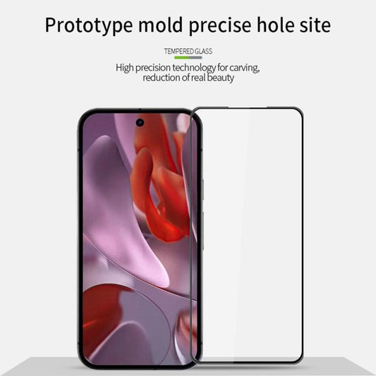 For Google Pixel 9a PINWUYO 9H 3D Full Screen Explosion-proof Tempered Glass Film(Black) by PINWUYO