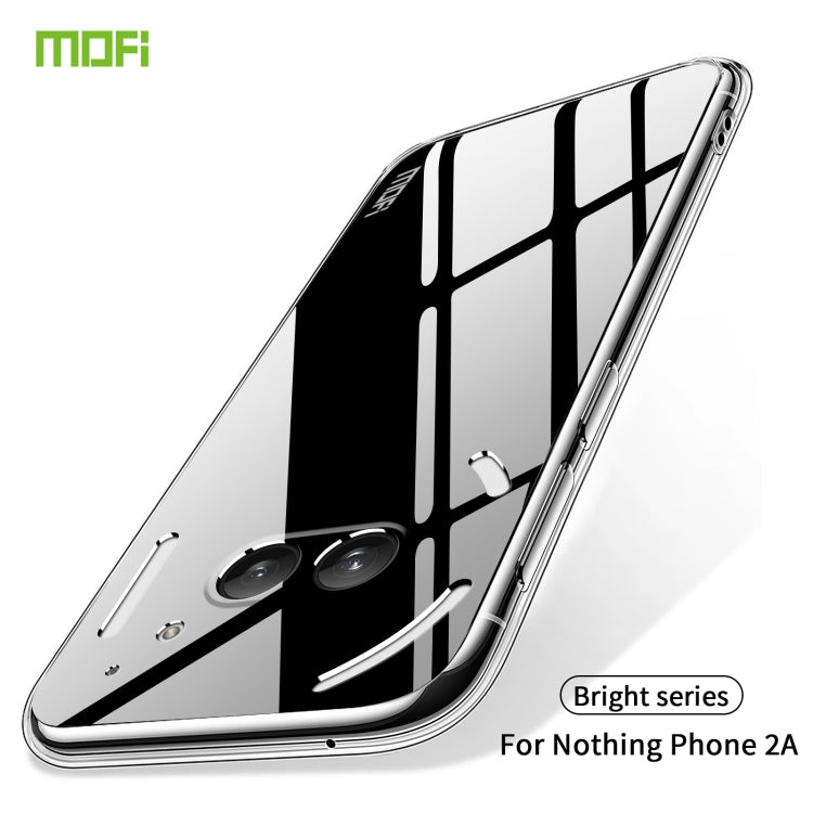 For Nothing Phone 2a MOFI Ming Series Ultra-thin TPU Phone Case(Transparent) by MOFI
