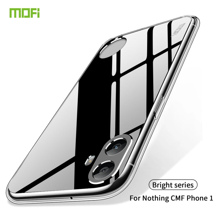 For Nothing CMF Phone 1 MOFI Ming Series Ultra-thin TPU Phone Case(Transparent) by MOFI