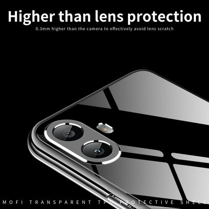 For Nothing CMF Phone 1 MOFI Ming Series Ultra-thin TPU Phone Case(Transparent) by MOFI