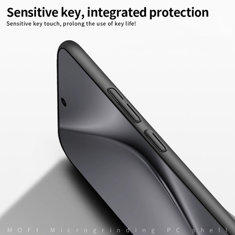 For Huawei Pura 70 MOFI Micro-Frosted PC Ultra-thin Hard Phone Case(Black) by MOFI