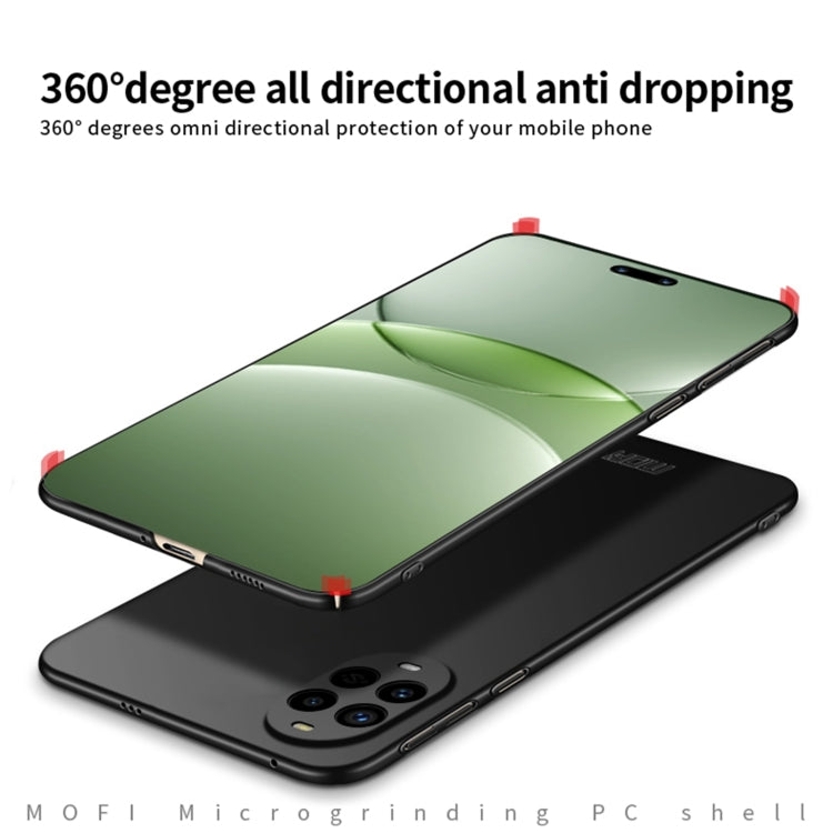 For Huawei nova 13 Pro MOFI Micro-Frosted PC Ultra-thin Hard Phone Case(Black) by MOFI