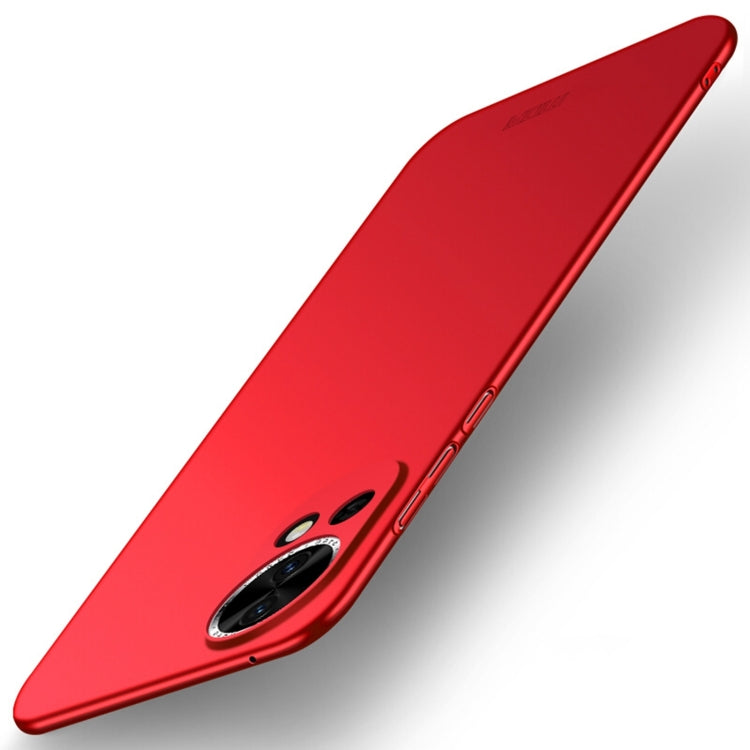 For Huawei nova 13 MOFI Micro-Frosted PC Ultra-thin Hard Phone Case(Red) by MOFI