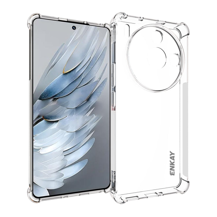 For ZTE Nubia Z50S Pro ENKAY Hat-Prince Transparent TPU Shockproof Phone Case by ENKAY