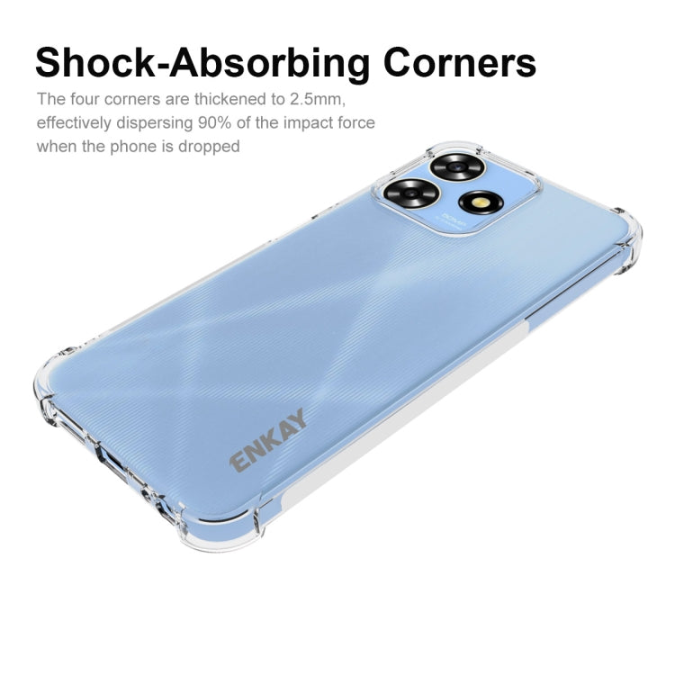 For ZTE Blade A73 4G ENKAY Hat-Prince Transparent TPU Shockproof Phone Case by ENKAY