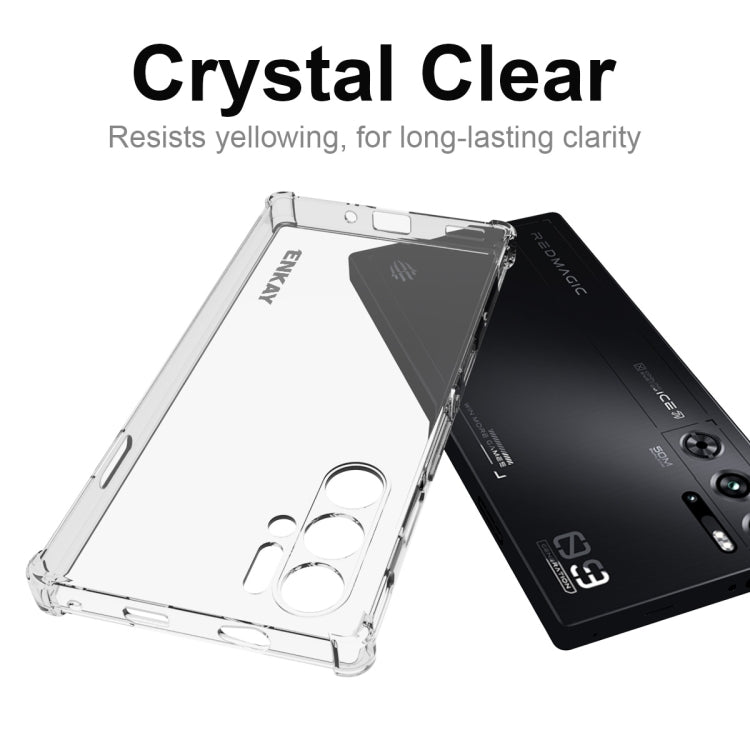 For ZTE Nubia Red Magic 9 Pro / 9 Pro+ ENKAY Hat-Prince Transparent TPU Shockproof Phone Case by ENKAY