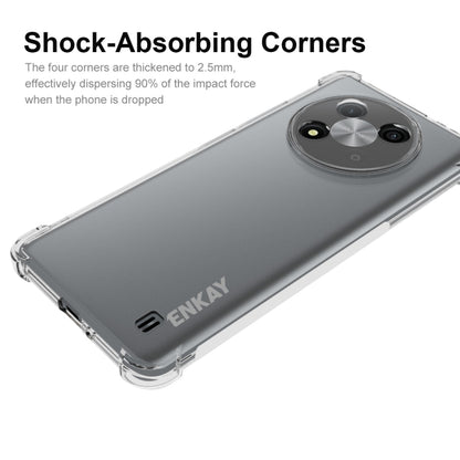 For ZTE Blade A73 5G ENKAY Hat-Prince Transparent TPU Shockproof Phone Case by ENKAY