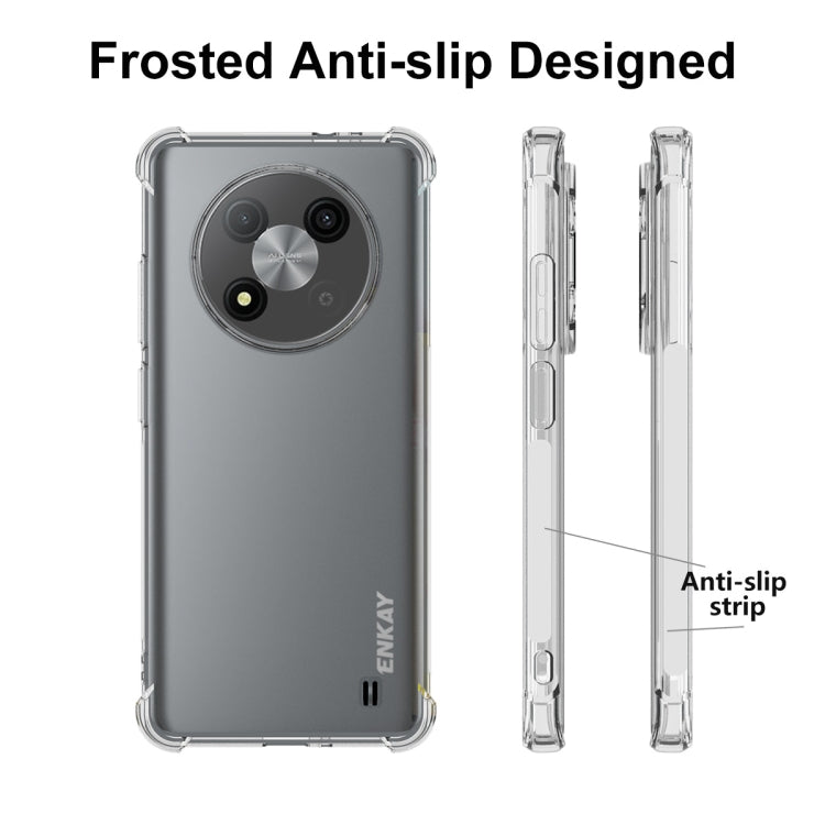For ZTE Blade A73 5G ENKAY Hat-Prince Transparent TPU Shockproof Phone Case by ENKAY
