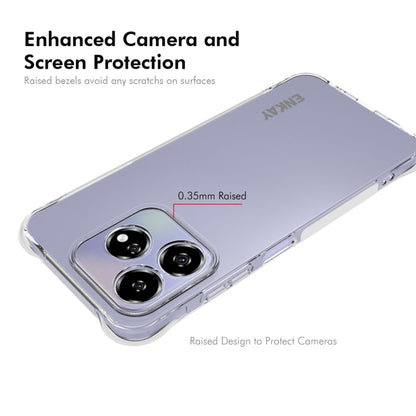 For ZTE Axon 60 4G ENKAY Hat-Prince Transparent TPU Shockproof Phone Case by ENKAY