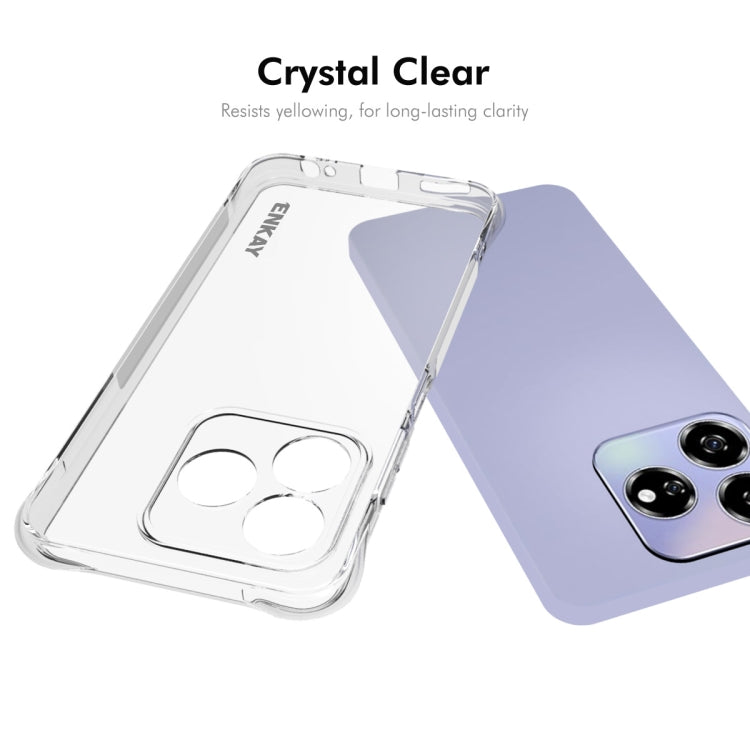 For ZTE Axon 60 4G ENKAY Hat-Prince Transparent TPU Shockproof Phone Case by ENKAY