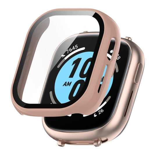For Honor Watch 4 ENKAY Hat-Prince Full Coverage Tempered Glass Film Integrated PC Watch Cover(Pink) by ENKAY