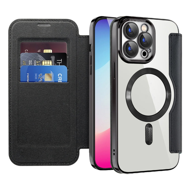 For iPhone 16e Shield MagSafe RFID Anti-theft Leather Phone Case(Purple) by bashfashion