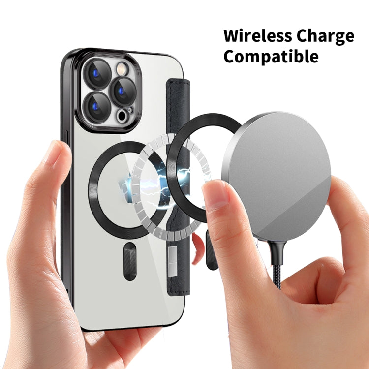 For iPhone 16e Shield MagSafe RFID Anti-theft Leather Phone Case(Pink) by bashfashion