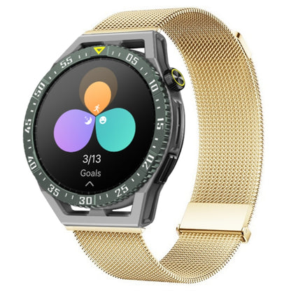 For Huawei Watch GT3 SE Milan Double Magnetic Steel Mesh Watch Band(Gold) by bashfashion