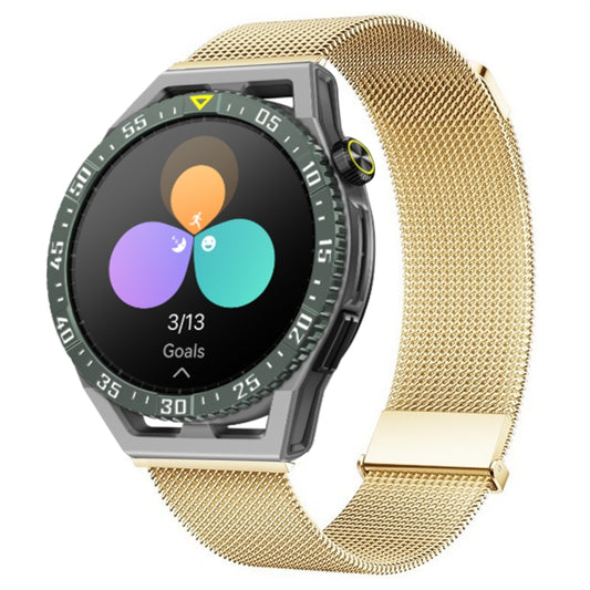 For Huawei Watch GT3 SE Milan Double Magnetic Steel Mesh Watch Band(Gold) by bashfashion