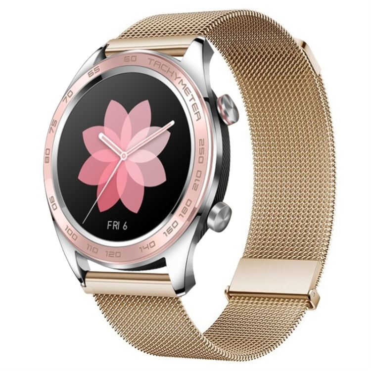 For Honor Watch Dream Milan Double Magnetic Steel Mesh Watch Band(Rose Gold) by bashfashion