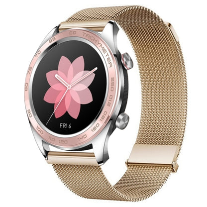 For Honor Watch Dream Milan Double Magnetic Steel Mesh Watch Band(Rose Gold) by bashfashion