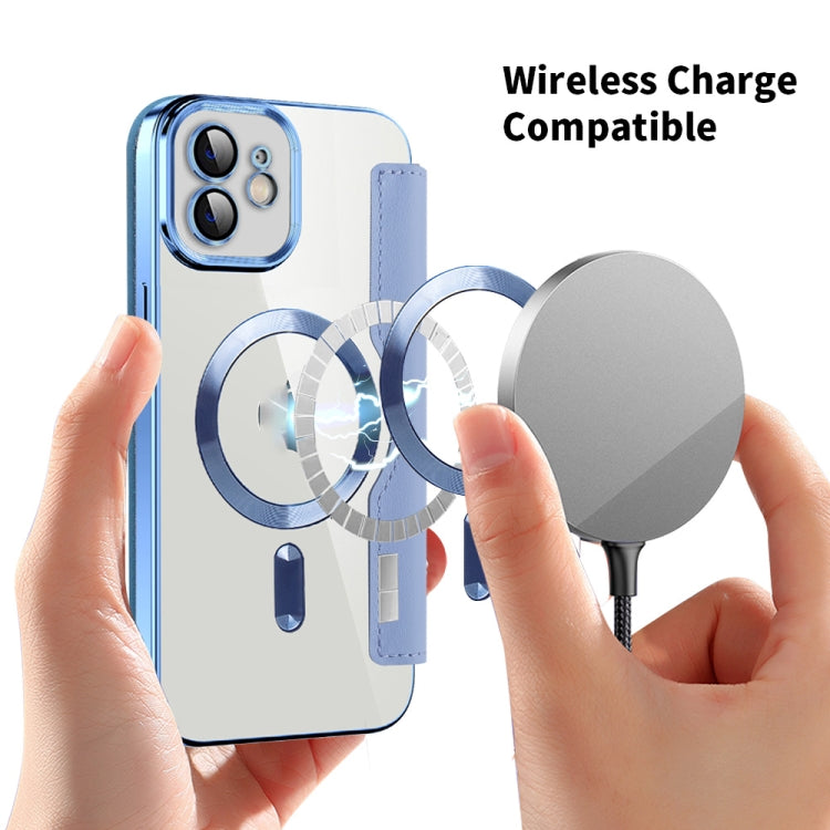 For iPhone 16e Shield Magsafe RFID Anti-theft Rhombus Leather Phone Case(Pink) by bashfashion