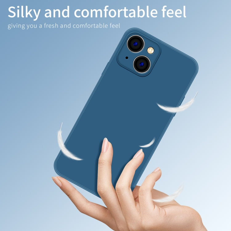 For iPhone 15 PINWUYO Sense Series Liquid Silicone TPU Phone Case(Blue) by PINWUYO