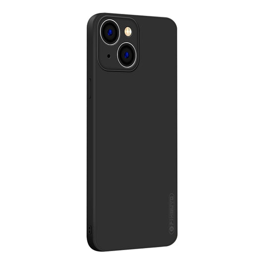For iPhone 15 Plus PINWUYO Sense Series Liquid Silicone TPU Phone Case(Black) by PINWUYO